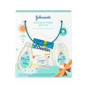 Johnson's Baby Welcome Baby Gift Set for Parents-To-Be, 4 items