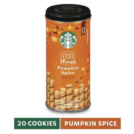 Starbucks Cookie Straws, Pumpkin Spice, 20 ct. 6-inch straws