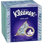 Kleenex, Facial Tissue, Upright Ultra Soft, 75 Ct