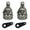 2nd Amendment - Defender -Dream, variant on 【2Pack】Motorcycle Bells for Biker Good Luck Riding Bells with Hanger Motorcycle Accessory or Keychain for Luck
