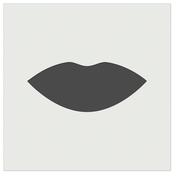 Lips Mouth Solid DIY Cookie Wall Craft Stencil - 5.5 Inch