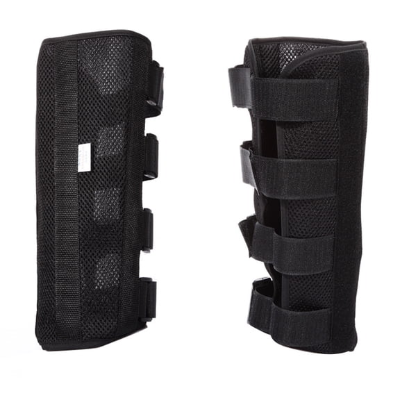 Seitruly 2 uds soporte de férula plegable profesional engrosado coderas a prueba de golpes codo Protector fijo tira adhesiva masajeadores