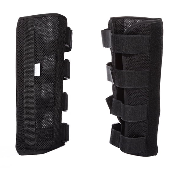 Seitruly 2 uds soporte de férula plegable profesional engrosado coderas a prueba de golpes codo Protector fijo tira adhesiva masajeadores