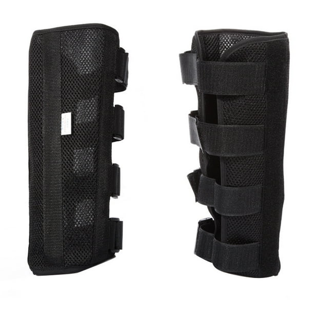 Seitruly 2 uds soporte de férula plegable profesional engrosado coderas a prueba de golpes codo Protector fijo tira adhesiva masajeadores