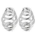 thumbnail image 1 of EeaseCA 1 Pair Replacement Motorcycle Damping Spring Absorbing Spring Motorcycle Accessory (Silver), 1 of 7