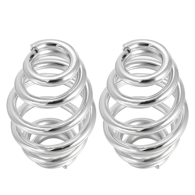 EeaseCA 1 Paire Ressort d'Amortissement de Moto de Remplacement Ressort Absorbant Accessoire de Moto (Argent)