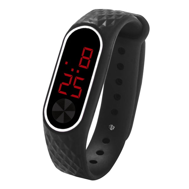 Up to 65% Off College Style Student Net Red Small Square Electronic Smart Watch Necklace Rings Earring Jewelry on Clearance