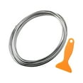 thumbnail image 2 of Car Interior Trim Moldings Door Panel Seam Trim Strip Decorative Car Seams U Post 5 Feet, 2 of 2