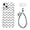 A5, variant on Wave Pattern Small Fresh Beaded Chain Phone Case with or without Beaded Chain, Multiple Styles for iPhone 15 14 13 12 11 Pro Max Plus X XS XR 7 8 Phone Cases (A12,iPhone XR)