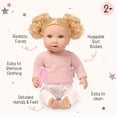 thumbnail image 4 of LullaBaby Baby Doll with Wavy Blonde Hair & Comb Blue Eyes & Fair Skin Tone, 4 of 9
