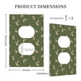 thumbnail image 3 of Kdxio Birds Wild Ducks Decorator Light Switch or Receptacle Outlet Wall Plate Decorator Wall Plate Child Safe Outlet Cover-Style S, 3 of 6