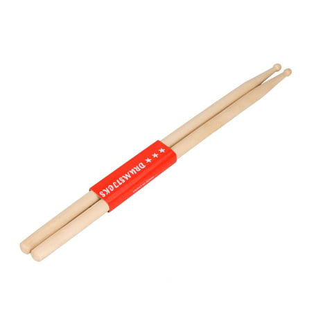Zimtown One Pair Maple Wood Drum Sticks 7A
