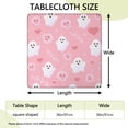 thumbnail image 2 of Premium Halloween Elastic Edge Tablecloth 36x36 Inch Square - Stretch Fit Design with Festive Seasonal Patterns for Table Protection, 2 of 6