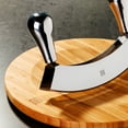thumbnail image 2 of Mezzaluna Chopper (17.5cm) With Bamboo Board (24cm), 2 of 4