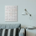 thumbnail image 3 of Stupell Industries Crossword Family Home Inspirational Word Black And White Design Canvas Wall Art by Anna Quach, 3 of 5