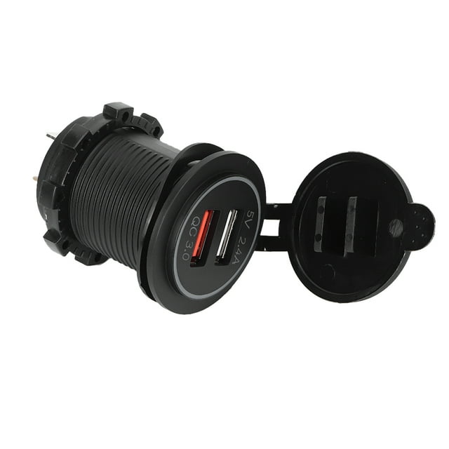 Car Fast Charging,Waterproof Dual USB Car Car Charger Car Mobile Phone Fast Charging Modern Innovation