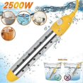 thumbnail image 1 of 2500W Electric Heater Boiler Water Heating Elements Portable Immersion Suspension Bathroom Swimming Pool, 1 of 2