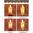 thumbnail image 4 of De Navidad, Bombilla Parpadeante Brillante, Funciona Con Pilas, Llamas Realistas, Vela Falsa Eigraketly HA043614-01, 4 of 6