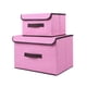 thumbnail image 3 of Caja De Almacenamiento Plegable De Tela, Apilable Y a Prueba De Polvo, Con Tapa Multifuncional, De Algodn, 40, 6 X 30, 5 X 15, 2 Cm (16 X 12 X 6 Pulgadas), Ideal Para Organizar El Hogar, Ukhbmc, 3 of 9
