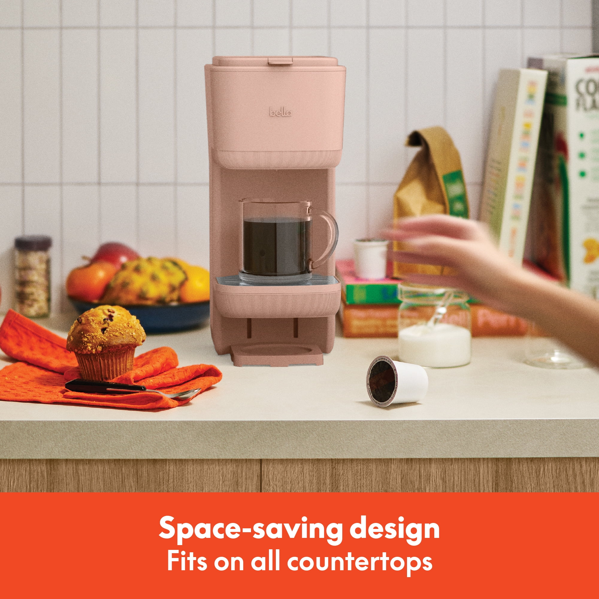 bella Single-Serve Coffee Maker, Blossom