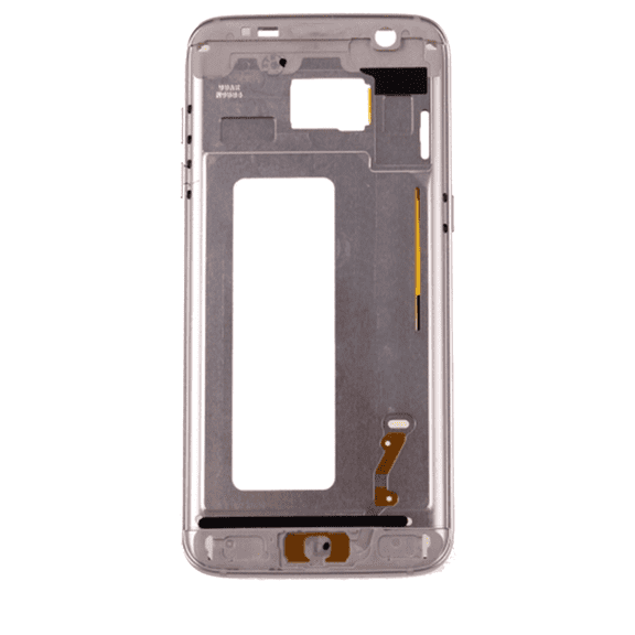 Replacement Mid-Frame Housing Compatible For Samsung Galaxy S7 (With Small Parts) (Gold)