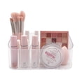 thumbnail image 1 of SUNFICON Organizador de bandeja de maquillaje, vitrina de cosméticos, mesa, escritorio, tocador, encimera, baño, gabinete de pared, caja de almacenamiento de medicamentos, 9 divisores, 2 extraíbles pa, 1 of 5