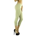 thumbnail image 3 of ToBeInStyle Women's Footless Elastic Stretch Leggings, 3 of 6