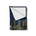 thumbnail image 2 of City Pittsburgh Soft Flannel Fleece Throw Blanket, Rush Hour Traffic in Slow Shutter Speed Skyscrapers and Busy Life, Cozy Plush for Indoor and Outdoor Use, 50" x 60", Multicolor, by Ambesonne, 2 of 6