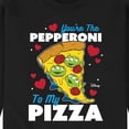 thumbnail image 3 of Toy Story - You're The Pepperoni To My Pizza - Men's Crew Neck Fleece Pullover, 3 of 5