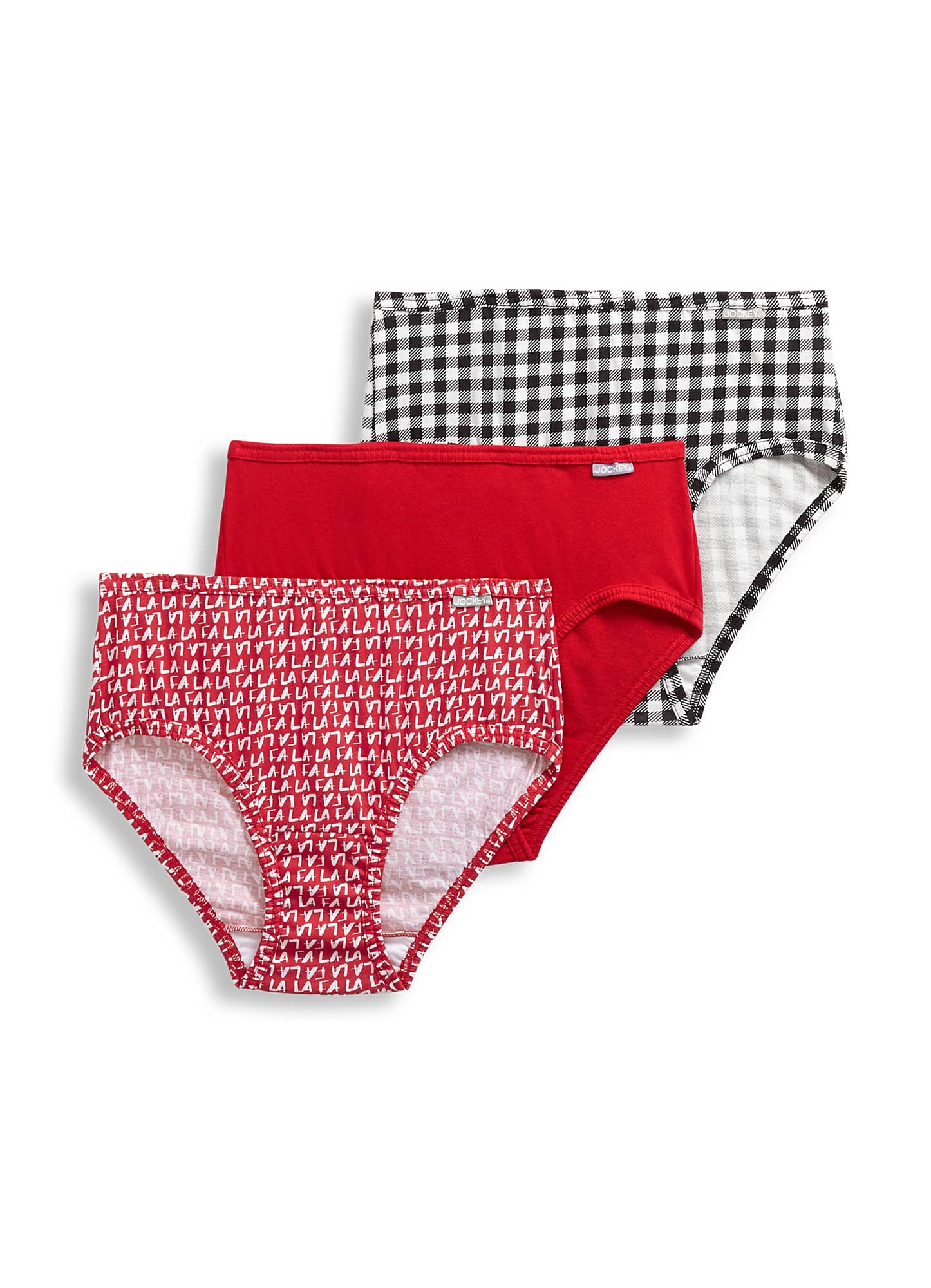 Jockey Womens Plus Size Elance Hipster 3 Pack Underwear Hipsters 100