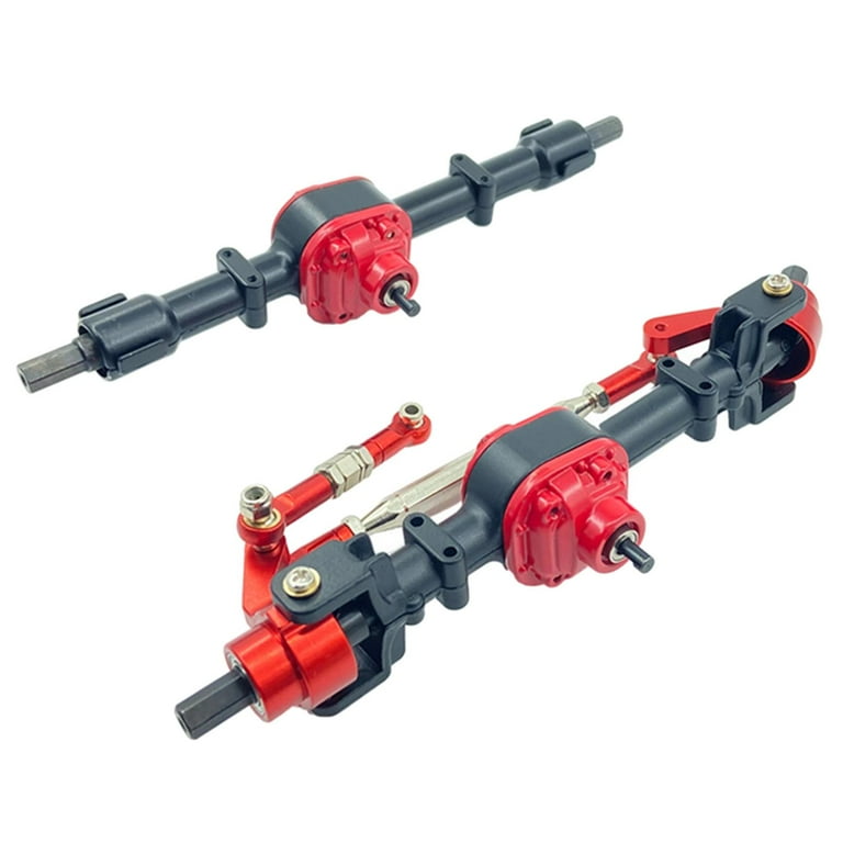 RC Car Front /Rear Axle Aluminum Complete Axle with Screws
