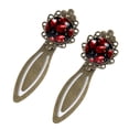 thumbnail image 2 of Seven-star ladybug Vintage Copper-Colored Lace Bookmarks: Stainless Steel Material, Ideal Gifts for Readers and Book Lovers - Set of 2 Book Markers, 2 of 5