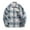 Sky Blue, variant on Men's Shacket Jacket Plaid Stripe Long Sleeve Hoodless Fashion Coat Outwear