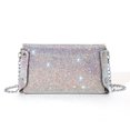 thumbnail image 3 of Envelope Clutch Bag Chain Party Dinner Bag PU Fashion Embellished Party Handbags, 3 of 9