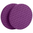 thumbnail image 2 of Esterilla de yoga redonda shamjiam Alfombrillas redondas para yoga con rodilleras 2 piezas violeta, 2 of 8