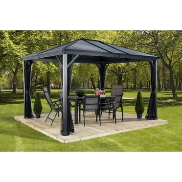 Better Homes & Gardens Sullivan Ridge 8' x 8' Steel Hard Top Gazebo ...