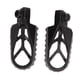 thumbnail image 2 of 1 par de reposapiés negros antideslizantes de aleación de acero para motocicletas de 50 cc, 70 cc, 90 cc, 110 cc y 125 cc, para motocross y dirtbike., 2 of 14