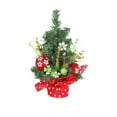 thumbnail image 2 of Todaioua Small Mini Christmas Tree 10 Inch,Tabletop Miniature Pine Christmas Tree with Hanging Ornaments, Artificial Xmas Tree, Best Christmas Holiday Party Decorations, 2 of 3