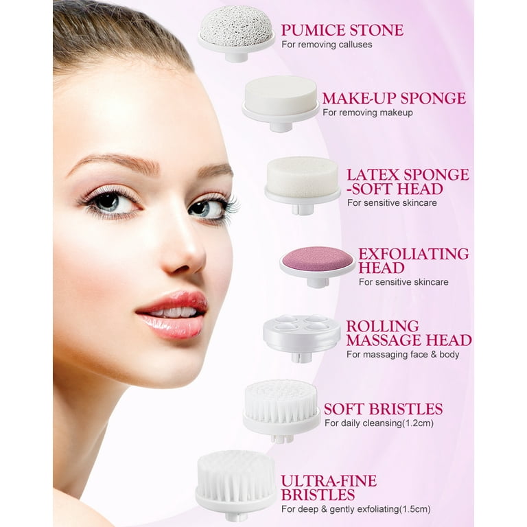 Yishankeyu 7-in-1 Skin Tool: Electric Facial Cleansing Brush Yishankeyu 7-in-1 Skin Tool: Electric Facial Cleansing Brush