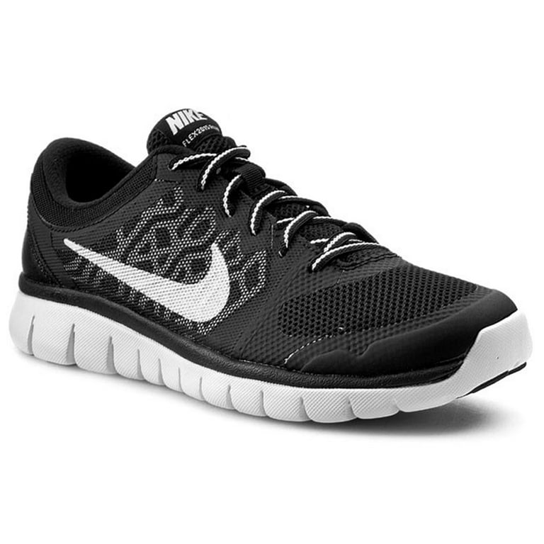 Nike 2015 RN (GS) Shoes 724988-001 New Authentic (5) (Black/Metallic Silver/White, 6.5 M US Big Kid) -