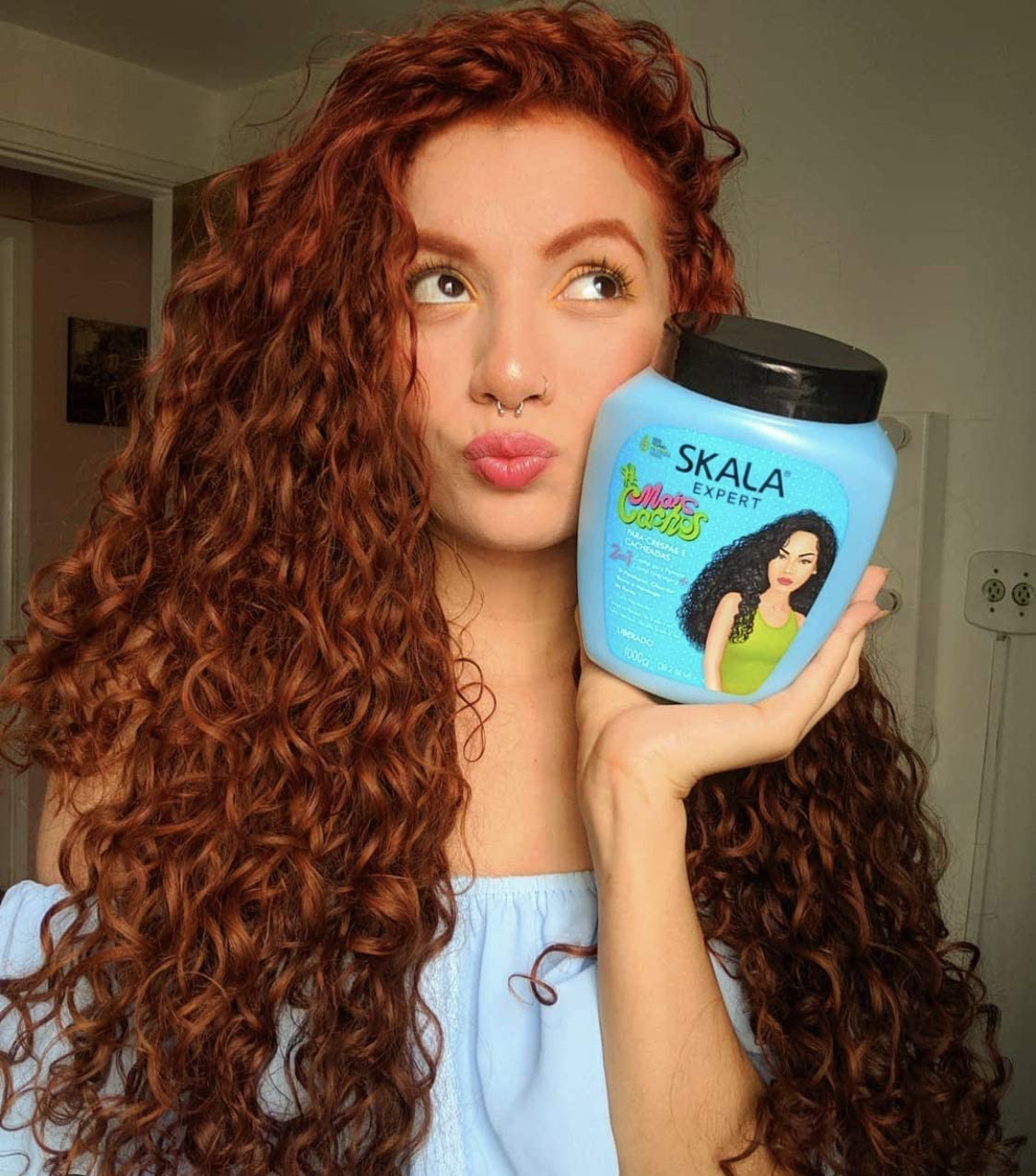 SKALA EXPERT 2 in 1 Hair Treatment Conditioner Curly Hair / Mais Cachos Expert 35.2 oz Plastic Jar