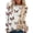 Khaki, variant on My Items Shirts for Women Women's Long Sleeve Shirts Womens Long Sleeve Tops Casual Blouse Crew Neck Shirts Tunic Basic Floral Printed Tee Shirts S
