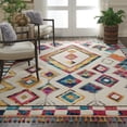 thumbnail image 6 of Nourison Moroccan Casbah Tribal Ivory/Multicolor 8'10" x 12' Area Rug, (9x12), 6 of 8