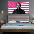 thumbnail image 2 of Frank Singer Ocean Pink America Flag Tapestries For Room Guys Girls College Dorm Man Cave Bedroom Wall Decor Hangings Indoor, 2 of 7