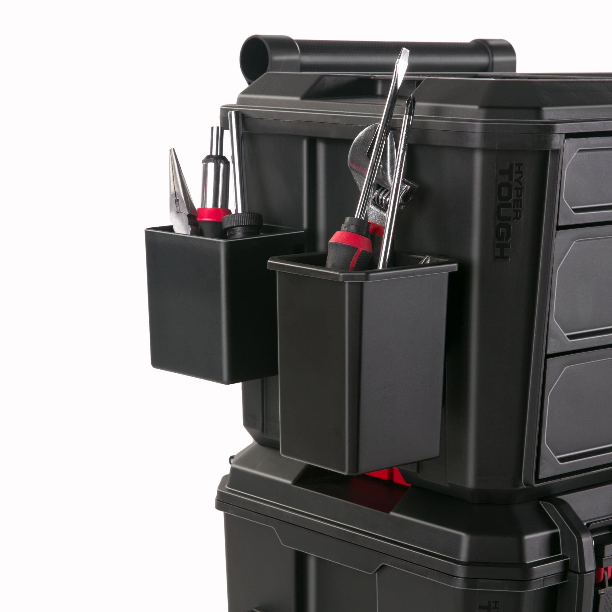 Hyper Tough Hyper Stack Snap Bin – Modular Storage Bin for Small Parts & Accessories