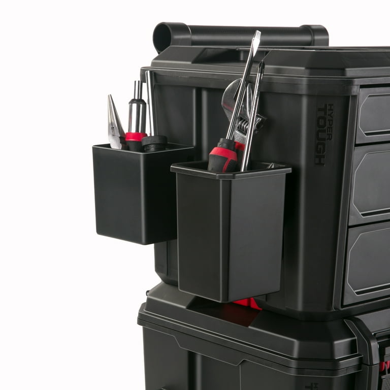 Hyper Tough Hyper Stack Snap Bin – Modular Storage Bin for Small