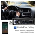 thumbnail image 3 of New 1 DIN 12V/24V Car Stereo FM Car Radio Bluetooth MP3 Player Audio Bluetooth Phone USB/SD MMC Port ISO Connection In Dash ,Easy to Install, 3 of 7