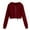Wine, variant on Women Casual Solid Long Sleeve Zipper Pocket Shirt Hooded Swea T Shirt Tops Ventilate Tee