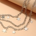thumbnail image 6 of Apooke Pants Chain with Five-pointed Star Decor Wallet Chain Charm Jeans Pocket Chains Hip Hop Rock Style Chains for Women Men, 6 of 10