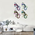 thumbnail image 5 of CIYISON Novelty 3D Metal-Gecko Wall Decor Colorful Lizard Garden Art Sculpture Crafts Ornaments Children's Toys Gift for Friends, 5 of 10